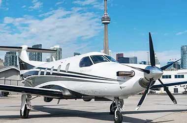 Cameron Air turboprop charters from Toronto Billy Bishop to Mont Tremblant, Quebec